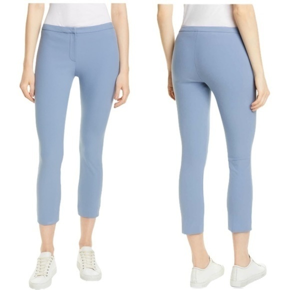 NWT Theory Classic Powder Blue Skinny Pants Chambray - Picture 2 of 16